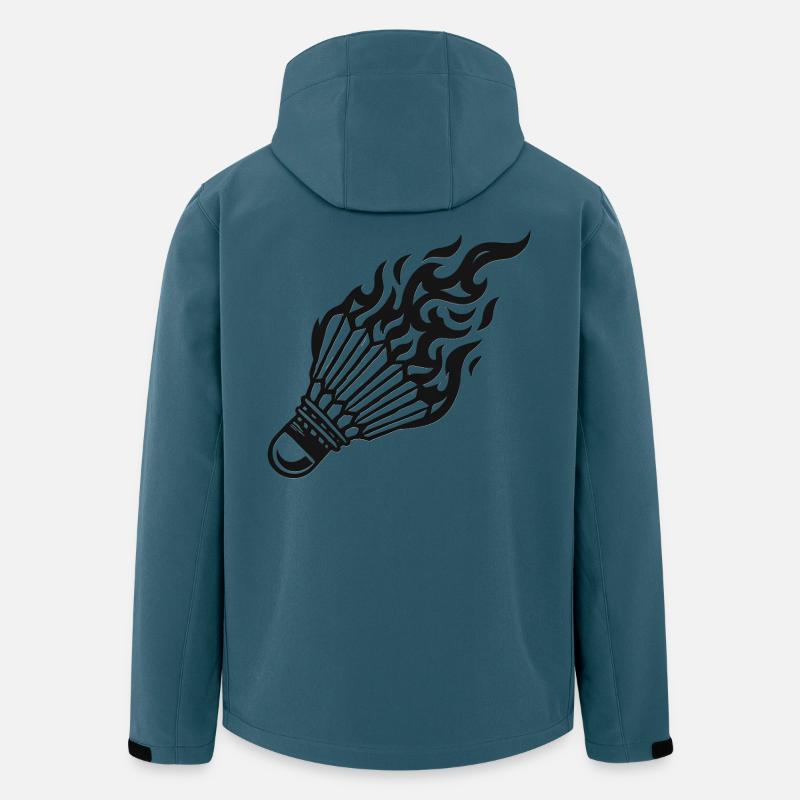 Flame Shuttlecock - Men’s Recycled Softshell Jacket by Stanley/Stella - stargazer