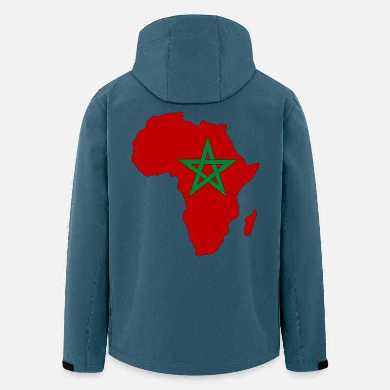 Morocco Flag Africa - Men’s Recycled Softshell Jacket by Stanley/Stella - stargazer