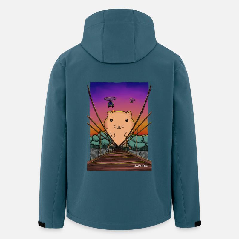 War Hamster - Men’s Recycled Softshell Jacket by Stanley/Stella - stargazer