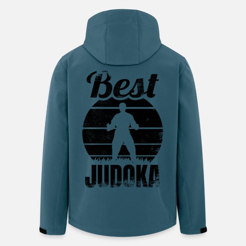 Bester Judoka - Recycelte Männer Softshell-Jacke von Stanley/Stella - Dunkles Petrol