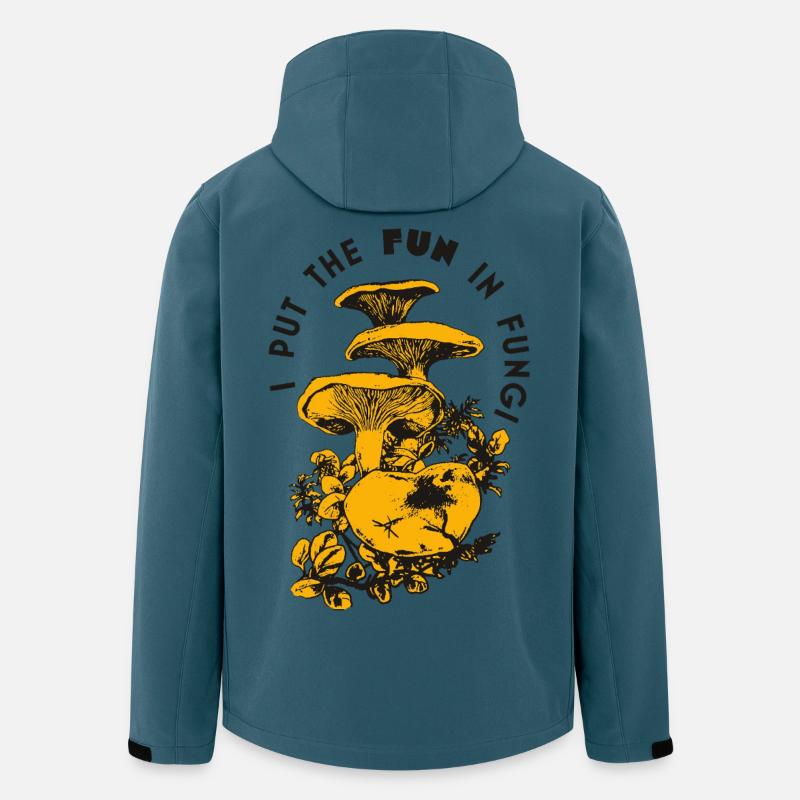 FUN(GI) - Recycelte Männer Softshell-Jacke von Stanley/Stella - Dunkles Petrol