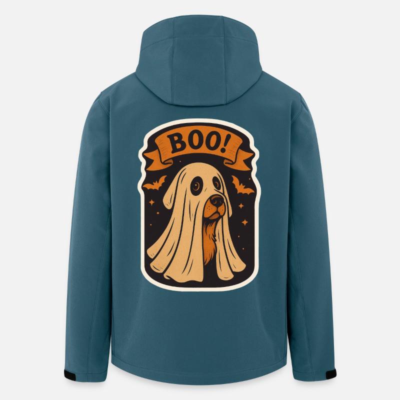 Boo! - Recycelte Männer Softshell-Jacke von Stanley/Stella - Dunkles Petrol