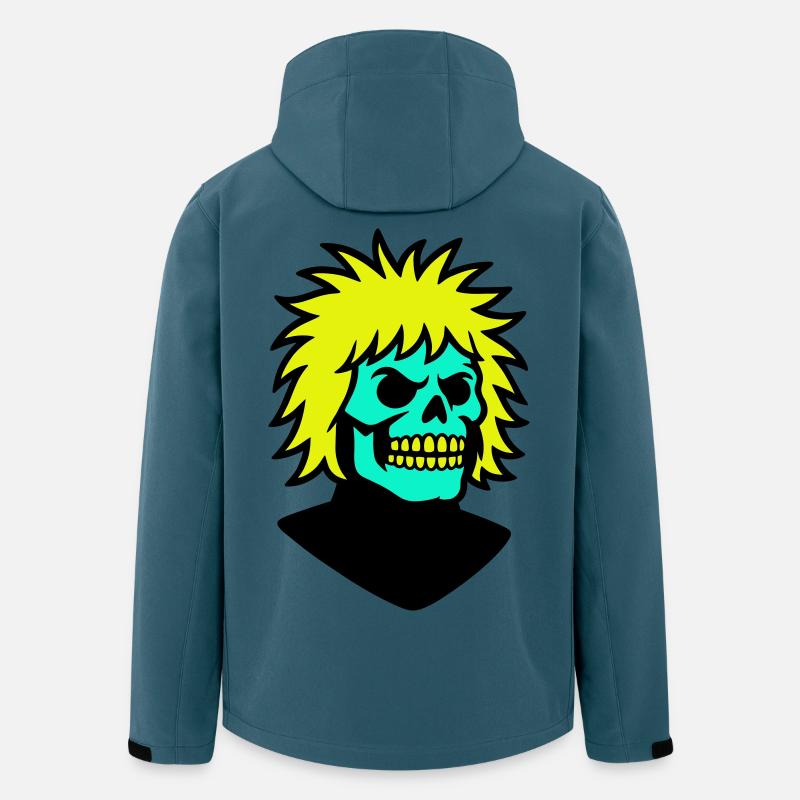 Skullman mit cooler Frisur - Recycelte Männer Softshell-Jacke von Stanley/Stella - Dunkles Petrol