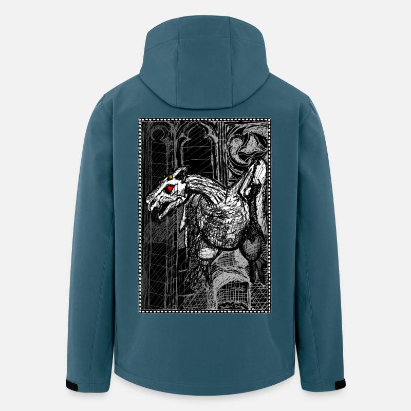 Der Gargoyle - Recycelte Männer Softshell-Jacke von Stanley/Stella - Dunkles Petrol