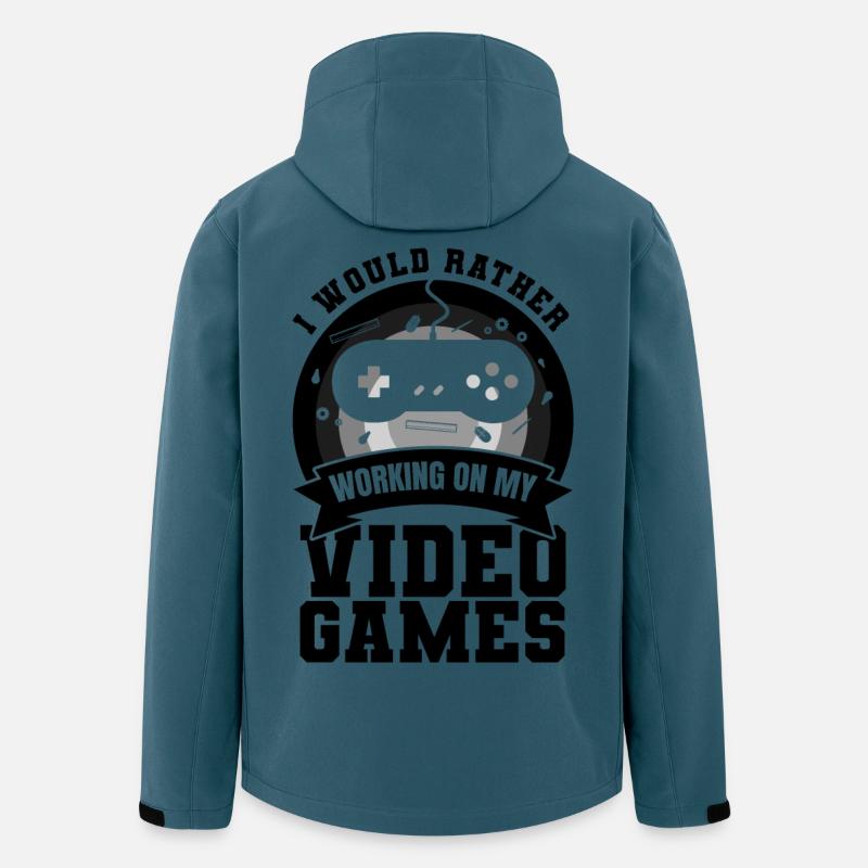 Game Dev - Men’s Recycled Softshell Jacket by Stanley/Stella - stargazer