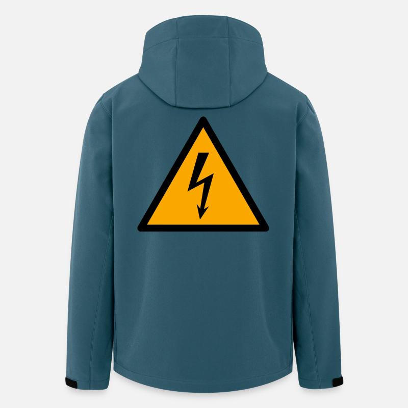 Unter Spannung - Recycelte Männer Softshell-Jacke von Stanley/Stella - Dunkles Petrol