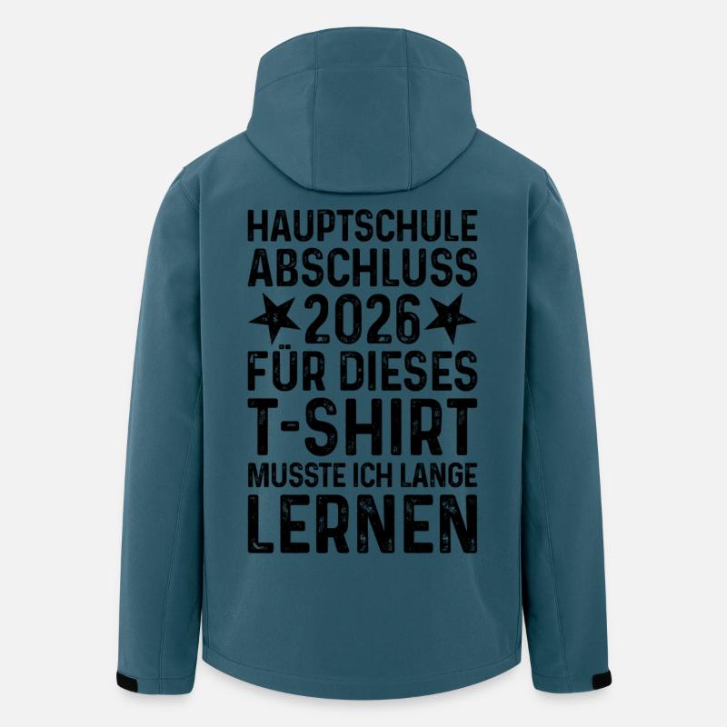 Hauptschulabschluss 2026 - Abschluss Hauptschule  - Recycelte Männer Softshell-Jacke von Stanley/Stella - Dunkles Petrol