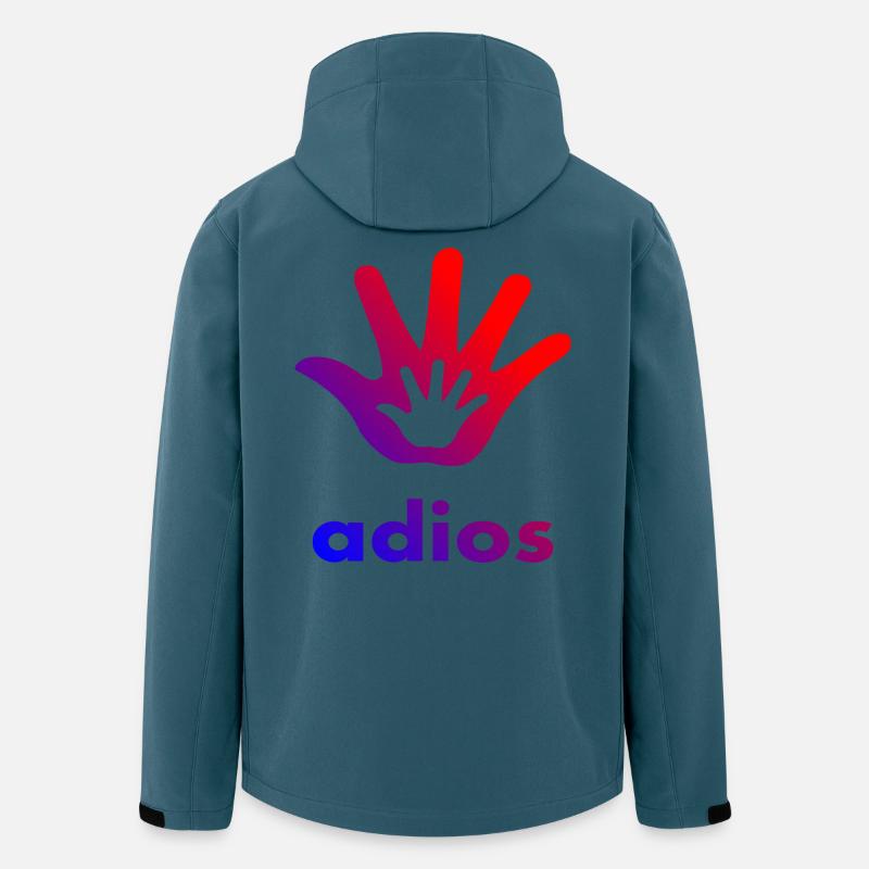Main Adios - Veste softshell homme en polyester recyclé Stanley/Stella - bleu pétrole foncé