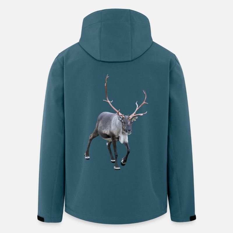 Rentier - Recycelte Männer Softshell-Jacke von Stanley/Stella - Dunkles Petrol