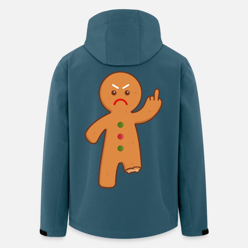 Lebkuchenmann - Recycelte Männer Softshell-Jacke von Stanley/Stella - Dunkles Petrol