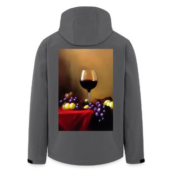 Wine drinkers - Men’s Recycled Softshell Jacket by Stanley/Stella - stargazer - Back - AI Model Male 185 light (185cm)