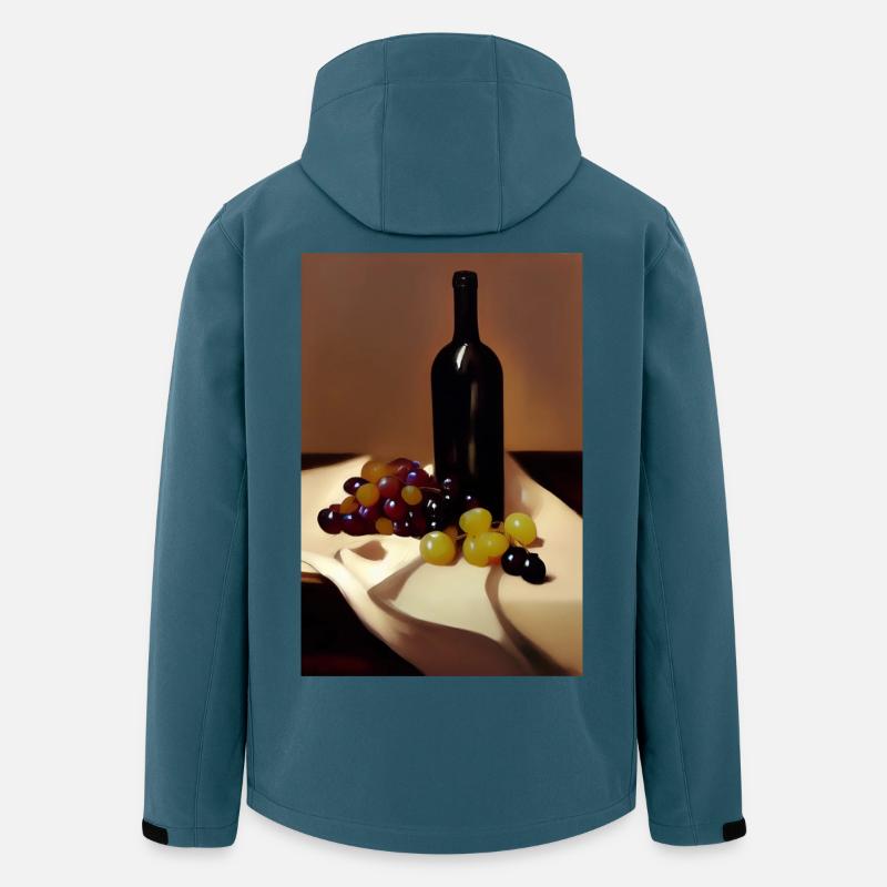Wein Trinker - Recycelte Männer Softshell-Jacke von Stanley/Stella - Dunkles Petrol