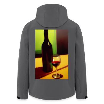 Wine drinkers - Men’s Recycled Softshell Jacket by Stanley/Stella - stargazer - Back - AI Model Male 185 light (185cm)