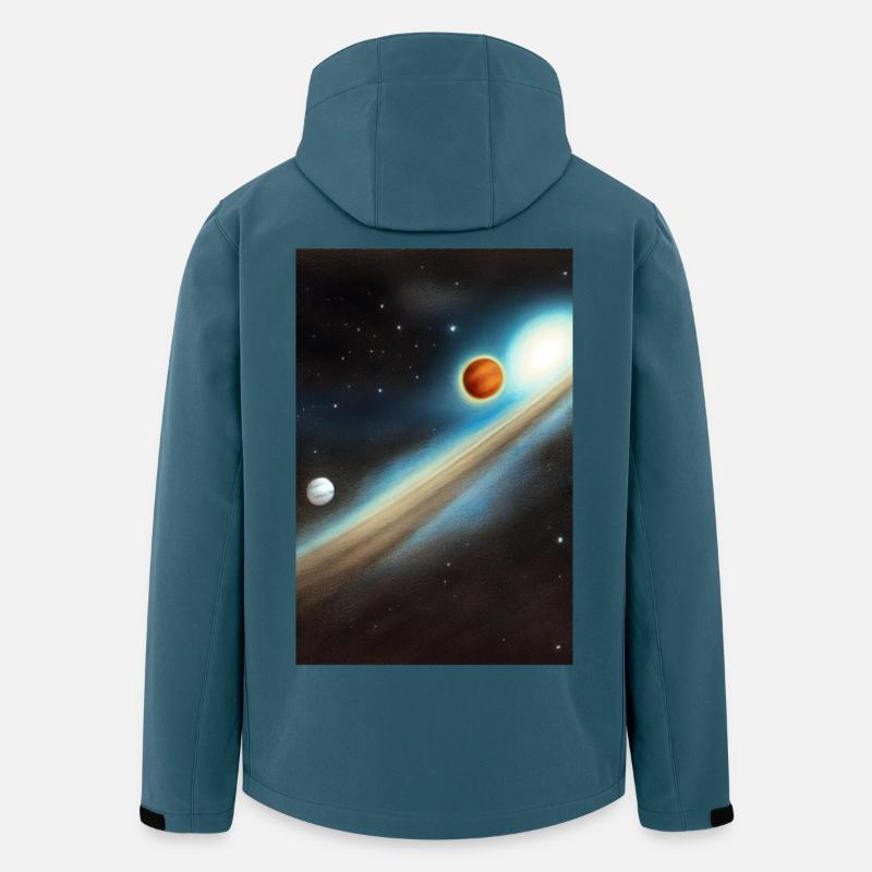 Space and planets - Men’s Recycled Softshell Jacket by Stanley/Stella - stargazer
