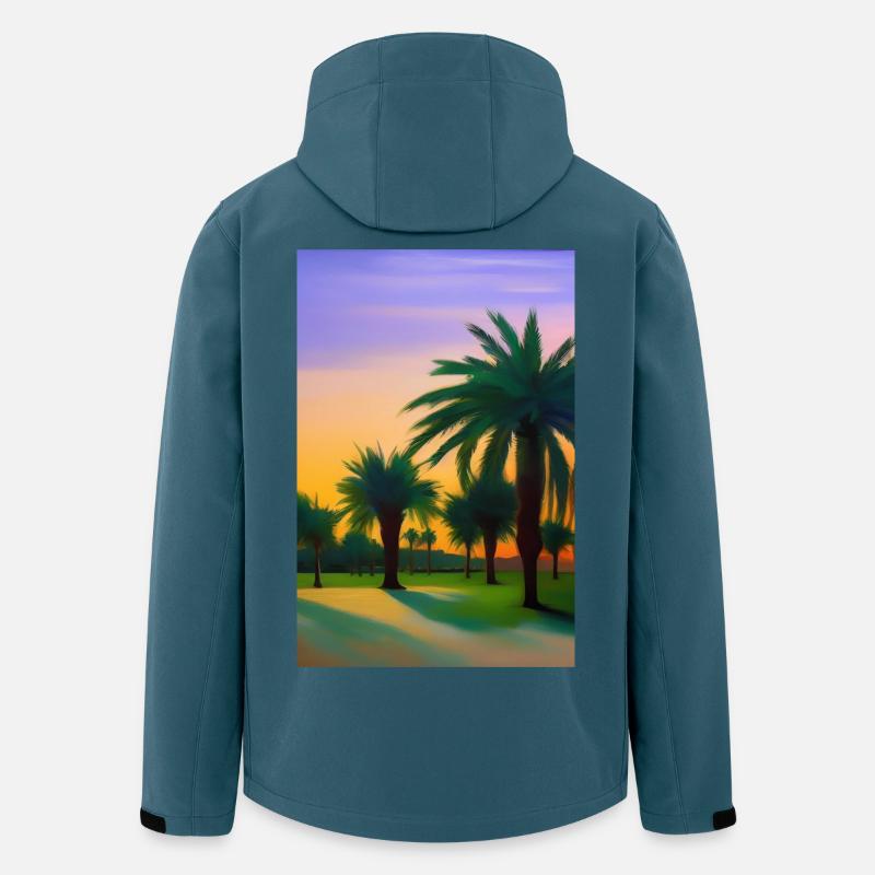 Arabische Wüste - Recycelte Männer Softshell-Jacke von Stanley/Stella - Dunkles Petrol