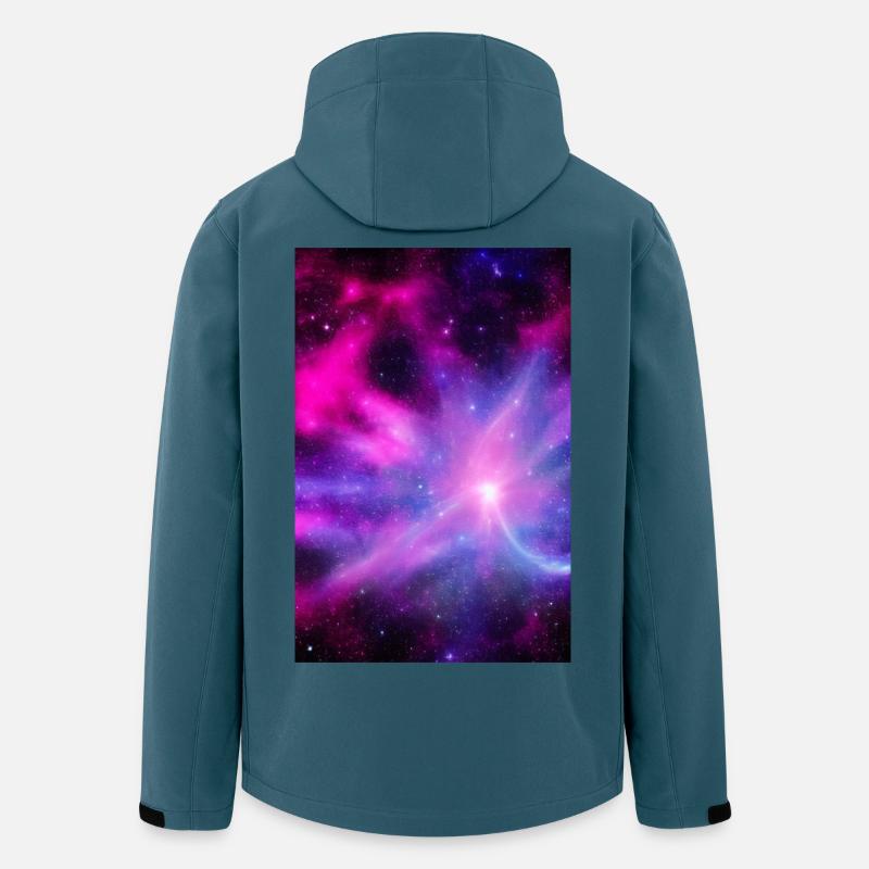 Galaxy Image - Men’s Recycled Softshell Jacket by Stanley/Stella - stargazer