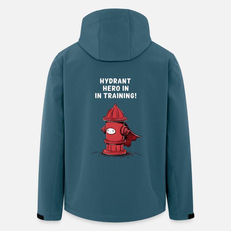 Hydrant Hero in Training - Men’s Recycled Softshell Jacket by Stanley/Stella - stargazer