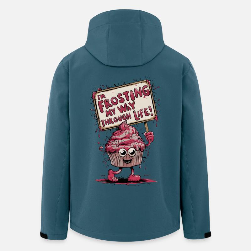 Frosting My Way - Recycelte Männer Softshell-Jacke von Stanley/Stella - Dunkles Petrol