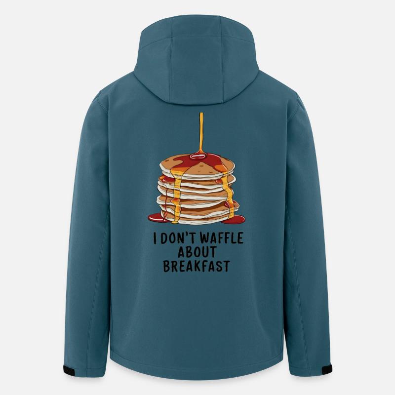 I don't waffle about breakfast - Recycelte Männer Softshell-Jacke von Stanley/Stella - Dunkles Petrol