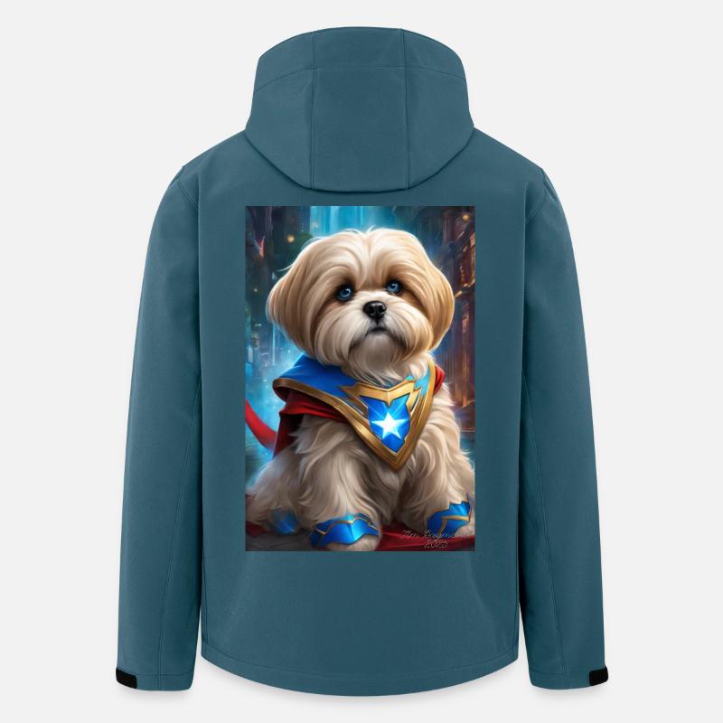 Héros Chiot Starcrest Cape - Veste softshell homme en polyester recyclé Stanley/Stella - bleu pétrole foncé