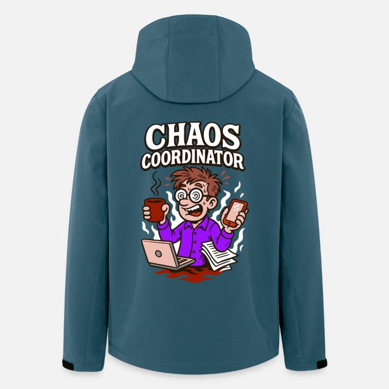 Chaos under control – somehow. - Men’s Recycled Softshell Jacket by Stanley/Stella - stargazer