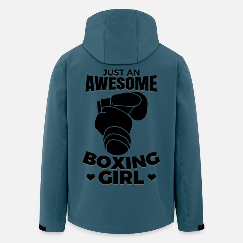 Boxer Mädchen - Recycelte Männer Softshell-Jacke von Stanley/Stella - Dunkles Petrol