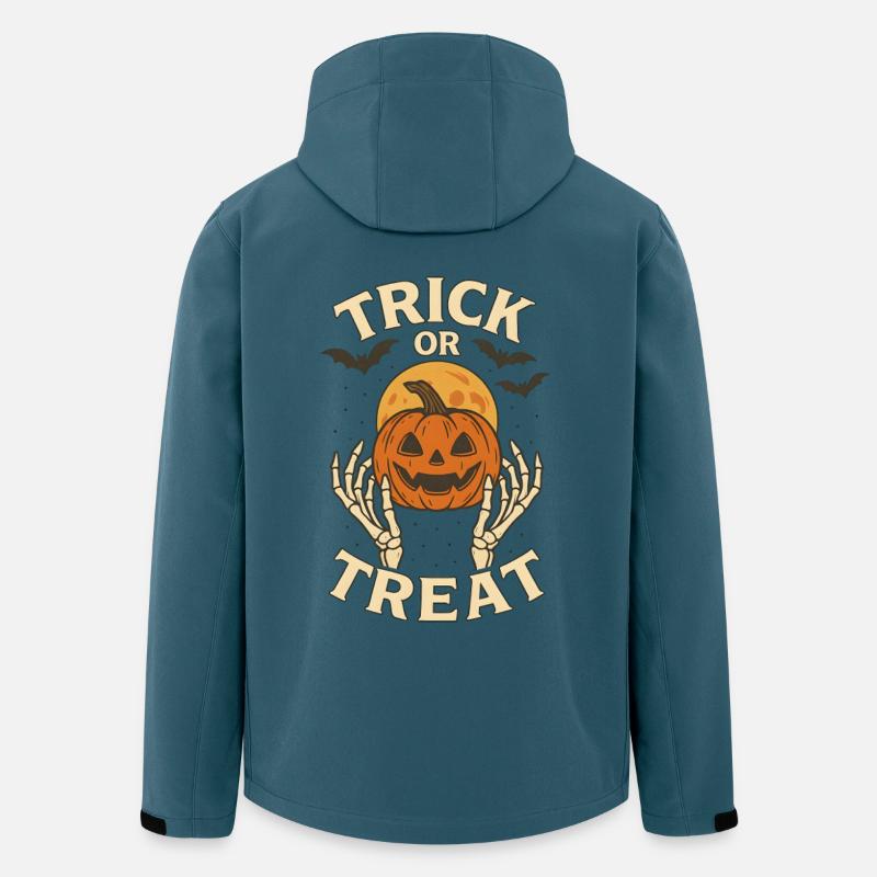 Trick or Treat Moonlight - Recycelte Männer Softshell-Jacke von Stanley/Stella - Dunkles Petrol