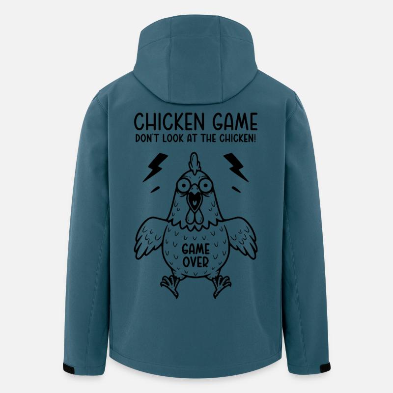 Chicken Game Don't look at the chicken Game over - Men’s Recycled Softshell Jacket by Stanley/Stella - stargazer