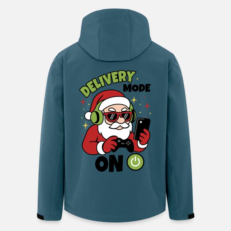 Santa Gamer - Recycelte Männer Softshell-Jacke von Stanley/Stella - Dunkles Petrol