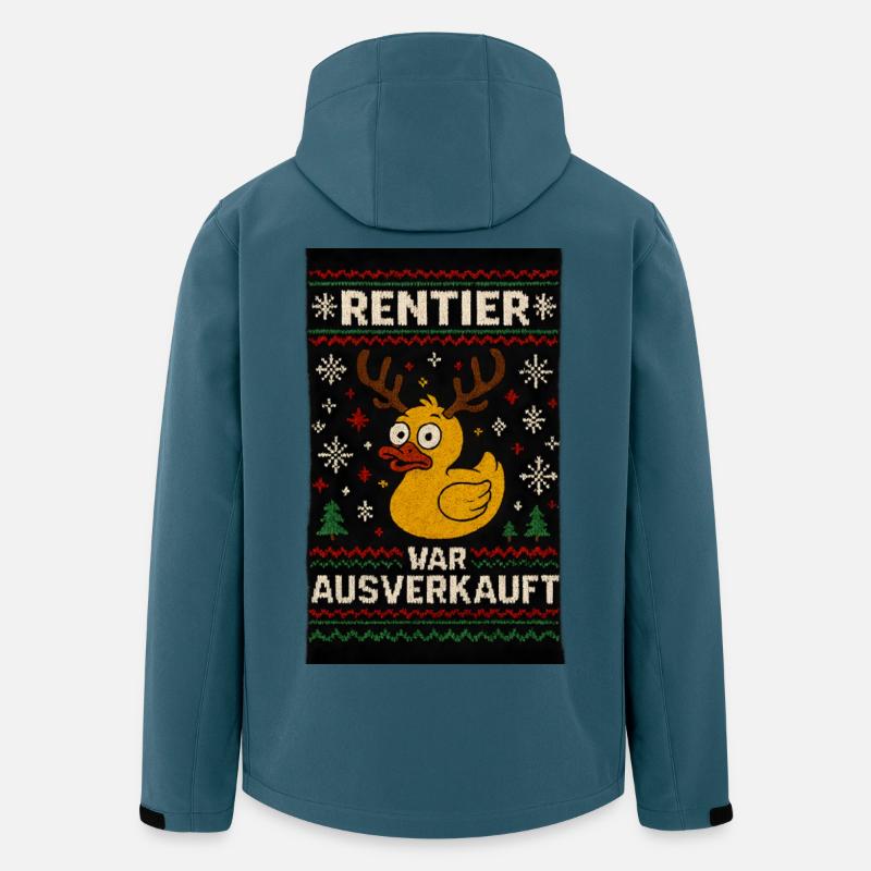 Rubber Duck Christmas Saying - Men’s Recycled Softshell Jacket by Stanley/Stella - stargazer