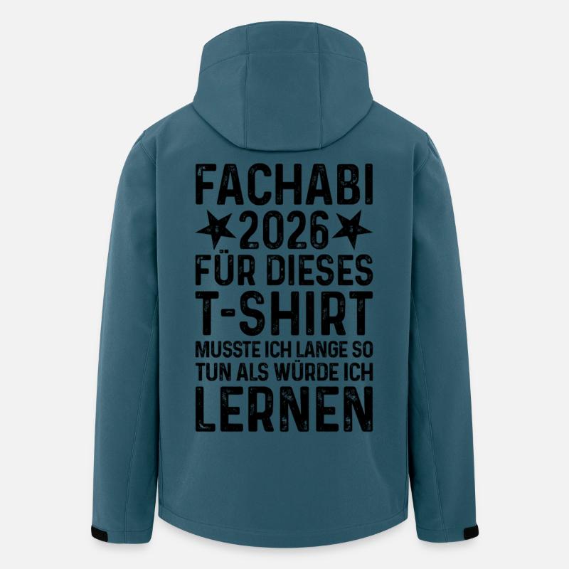 Fachabi 2026 - Recycelte Männer Softshell-Jacke von Stanley/Stella - Dunkles Petrol