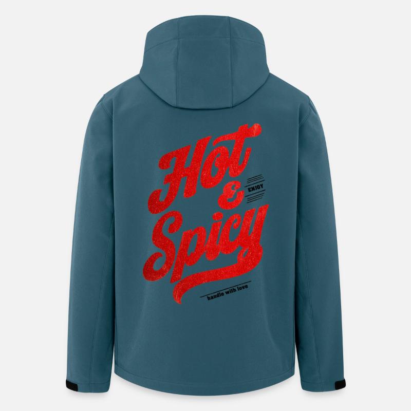 Hot & Spicy - Recycelte Männer Softshell-Jacke von Stanley/Stella - Dunkles Petrol