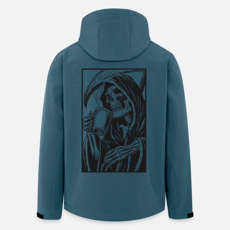 Coff & Morte - Giacca softshell riciclata Uomo Stanley/Stella Discoverer - petrolio scuro