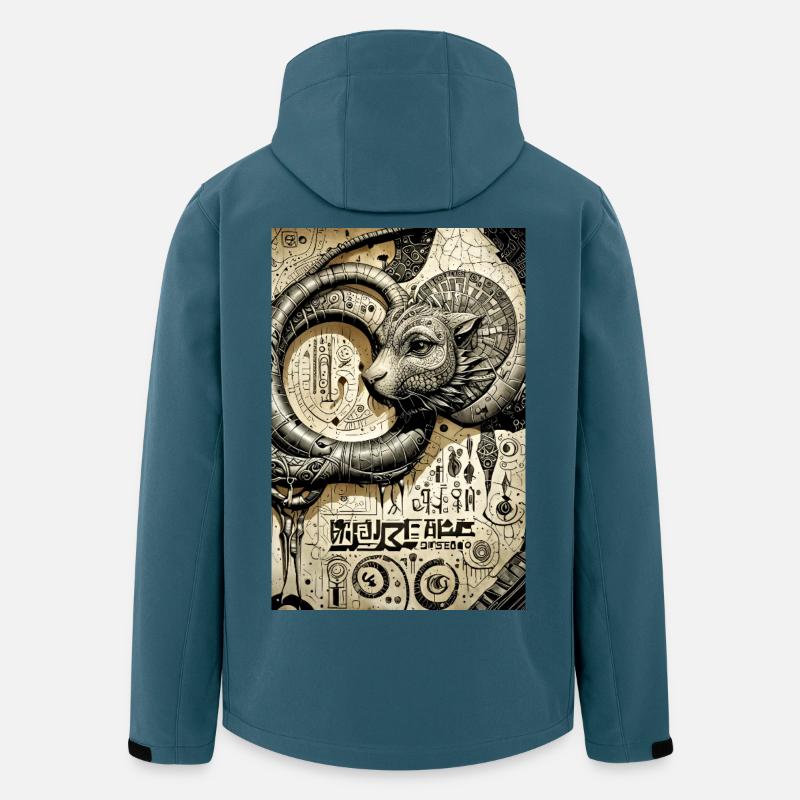 Patch 11 - Recycelte Männer Softshell-Jacke von Stanley/Stella - Dunkles Petrol