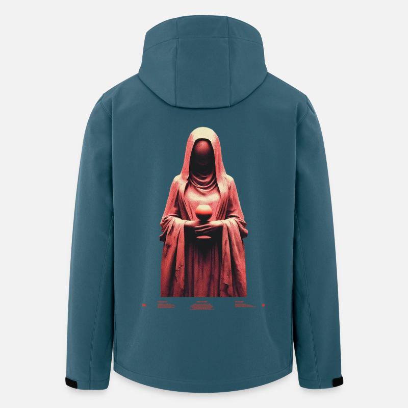 Red Nun - Recycelte Männer Softshell-Jacke von Stanley/Stella - Dunkles Petrol
