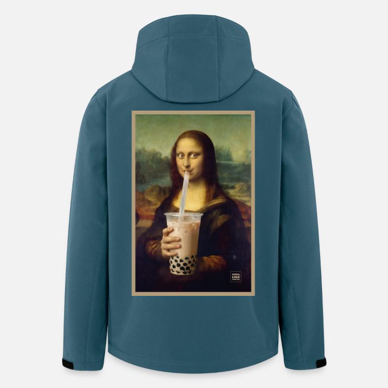 Mona Sip Bubble Tea Portrait - Men’s Recycled Softshell Jacket by Stanley/Stella - stargazer