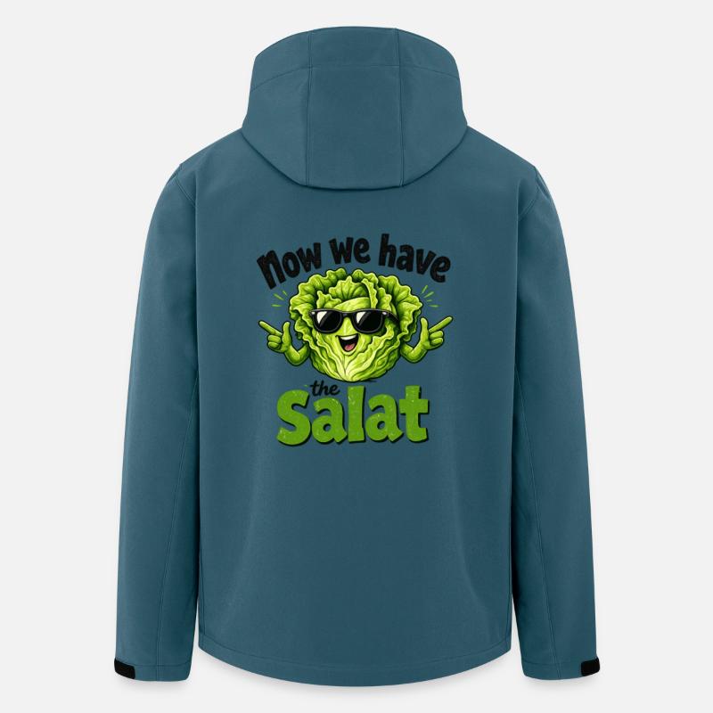 now_we_have_the_salat - Recycelte Männer Softshell-Jacke von Stanley/Stella - Dunkles Petrol