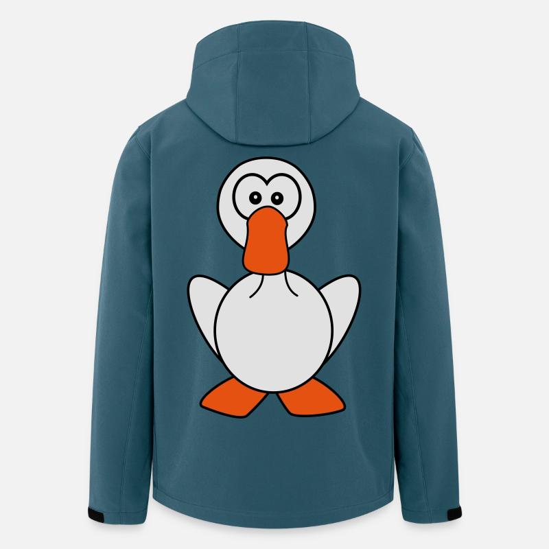 Gans - Recycelte Männer Softshell-Jacke von Stanley/Stella - Dunkles Petrol