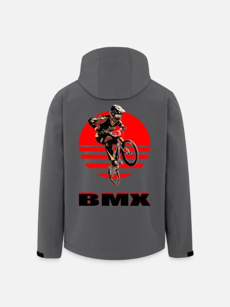 BMX Bike - Men’s Recycled Softshell Jacket by Stanley/Stella - stargazer
