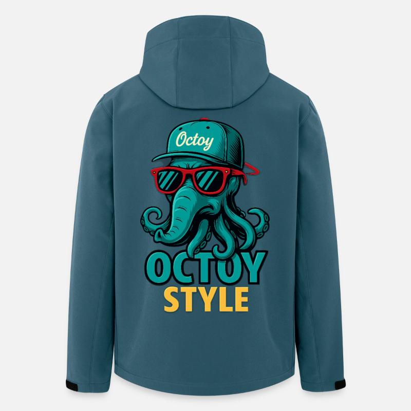Octoy Style Octopus Retro Cap - Men’s Recycled Softshell Jacket by Stanley/Stella - stargazer