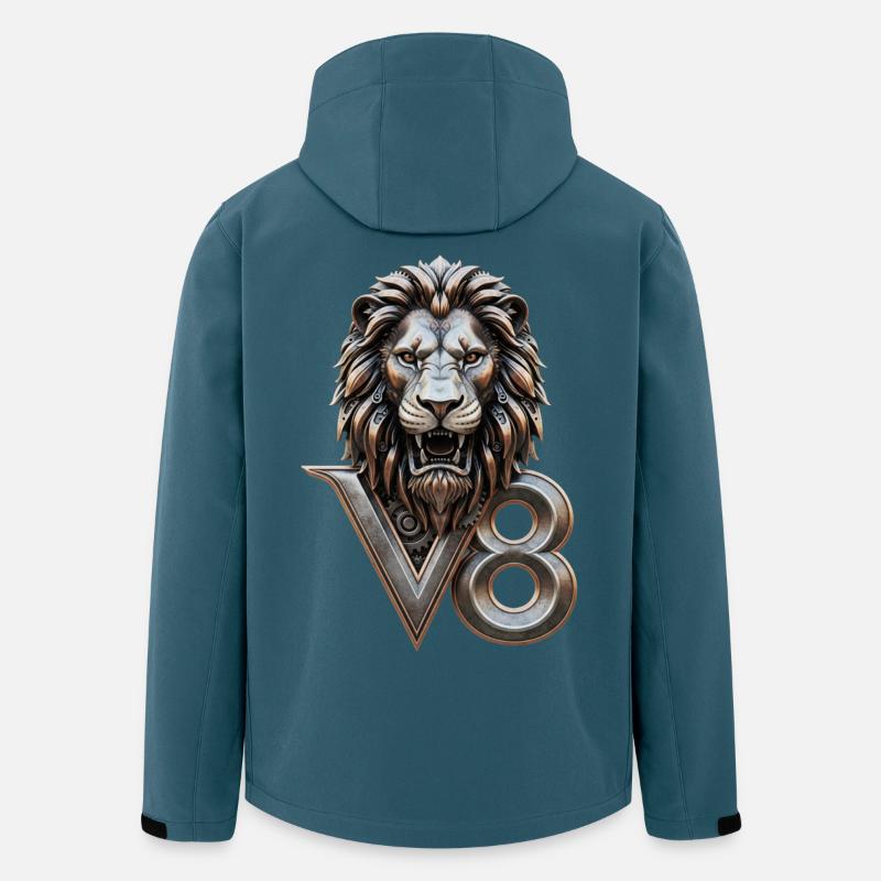 V8  - Recycelte Männer Softshell-Jacke von Stanley/Stella - Dunkles Petrol