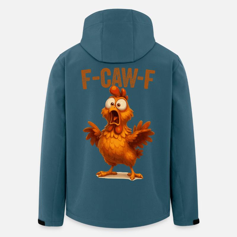 F Caw F Kylling Skjorte | Sjov - Stanley/Stella herre softshelljakke i genanvendt polyester - mørk petrol