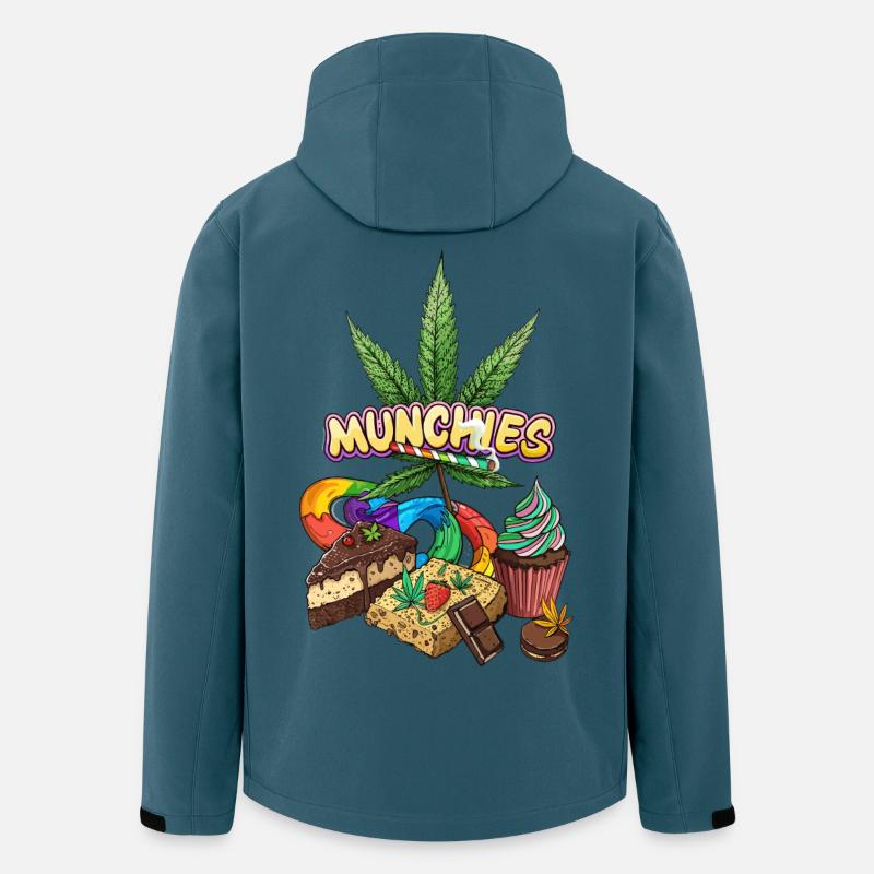Munchies - Recycelte Männer Softshell-Jacke von Stanley/Stella - Dunkles Petrol