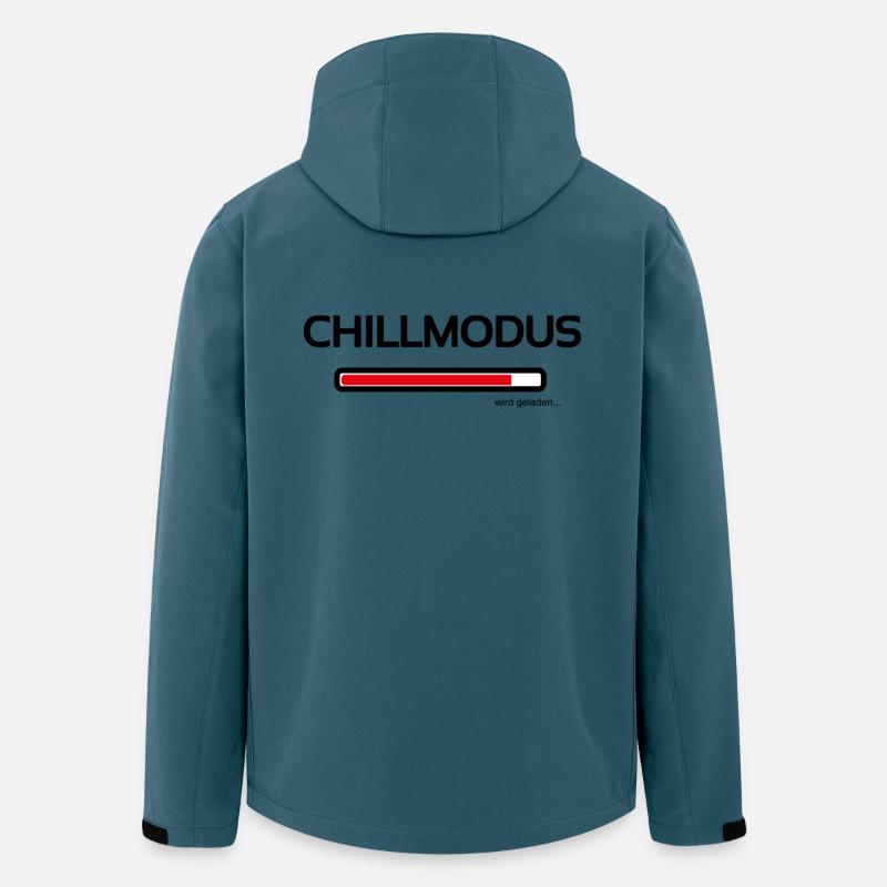 Chillmodus - heute wird nur noch ausgeruht - Recycelte Männer Softshell-Jacke von Stanley/Stella - Dunkles Petrol