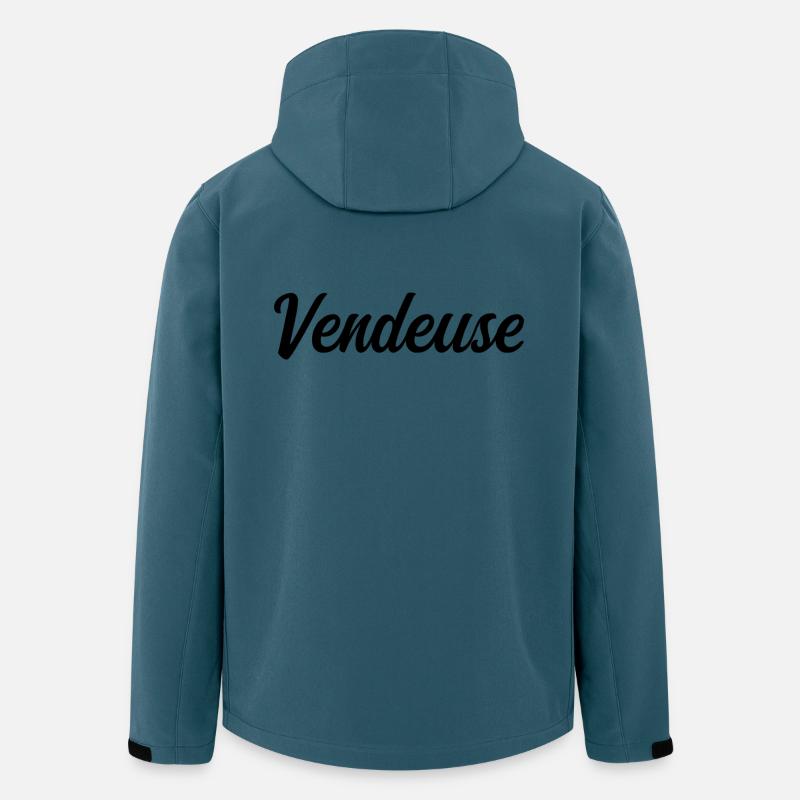 Beste Verkäuferin Retail Store Pro - Recycelte Männer Softshell-Jacke von Stanley/Stella - Dunkles Petrol