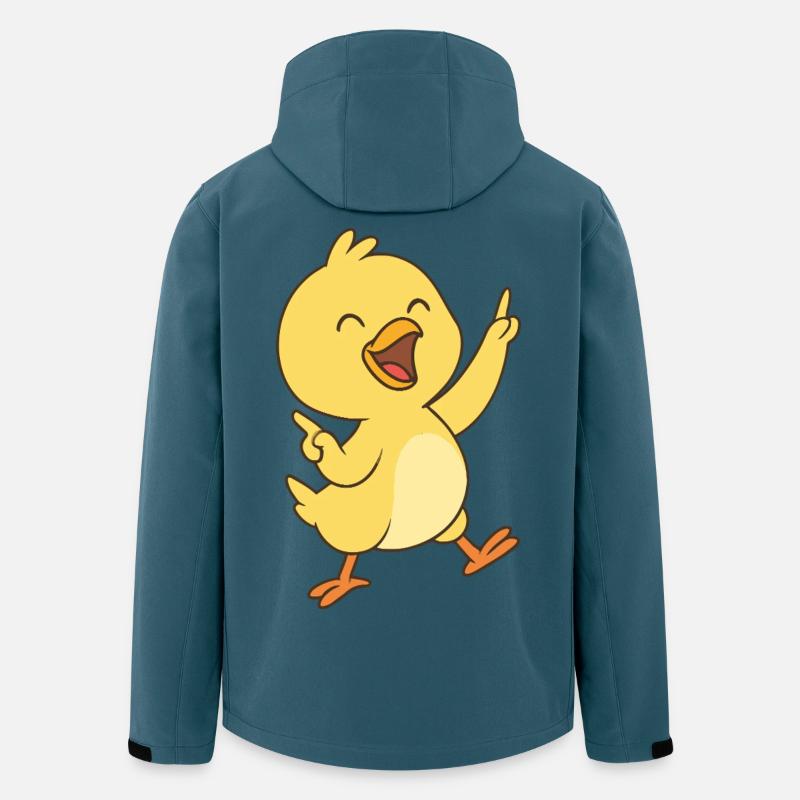 Happy Chick Dance - Men’s Recycled Softshell Jacket by Stanley/Stella - stargazer