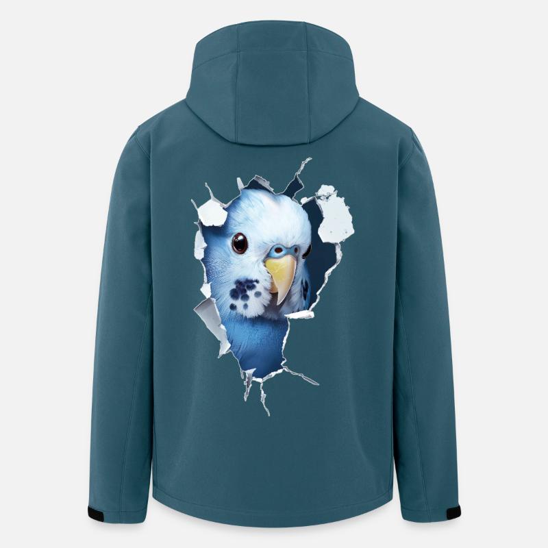 Budgerigar - Men’s Recycled Softshell Jacket by Stanley/Stella - stargazer