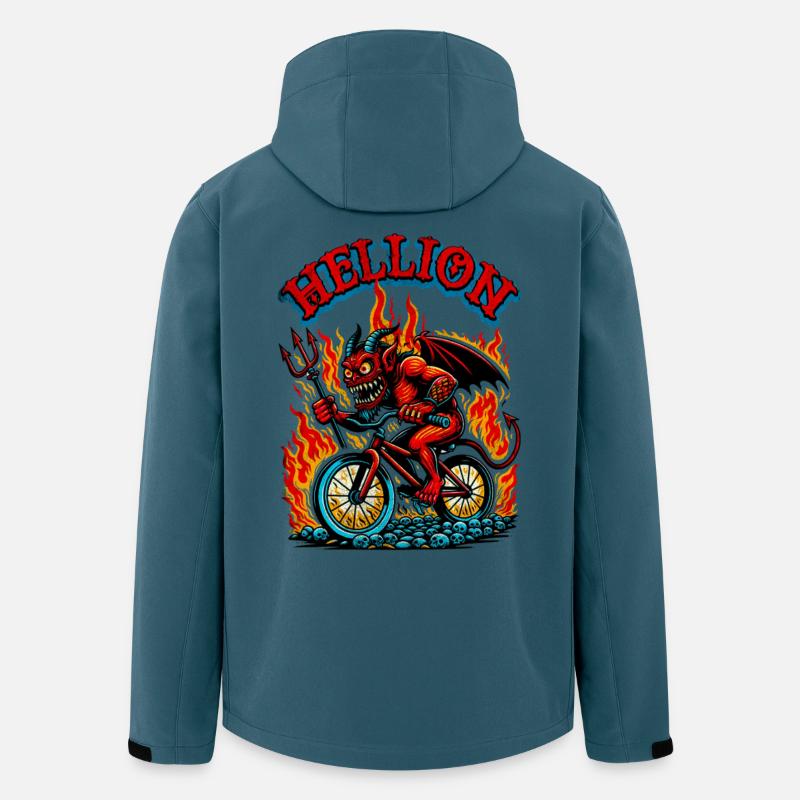 Hellion - Recycelte Männer Softshell-Jacke von Stanley/Stella - Dunkles Petrol