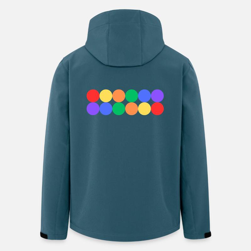 Rainbow Pride - Men’s Recycled Softshell Jacket by Stanley/Stella - stargazer