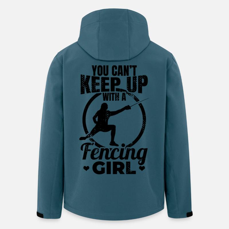 Fechterin - Recycelte Männer Softshell-Jacke von Stanley/Stella - Dunkles Petrol